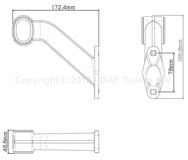 Outline marker light, LED TRP 
