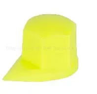 Hjulmutterindikator gul 32mm lukket TRP