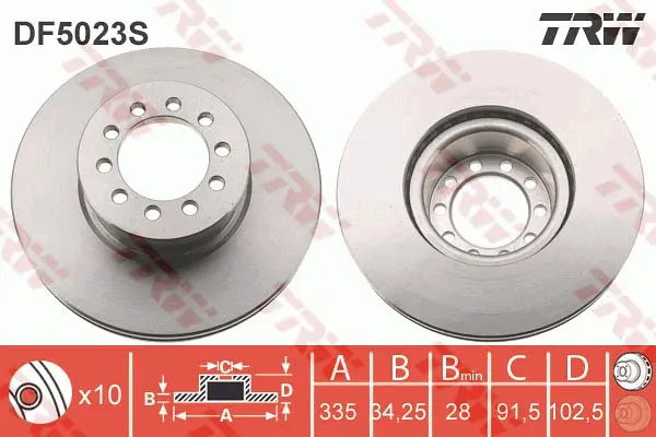 Brake Disc PROEQUIP 