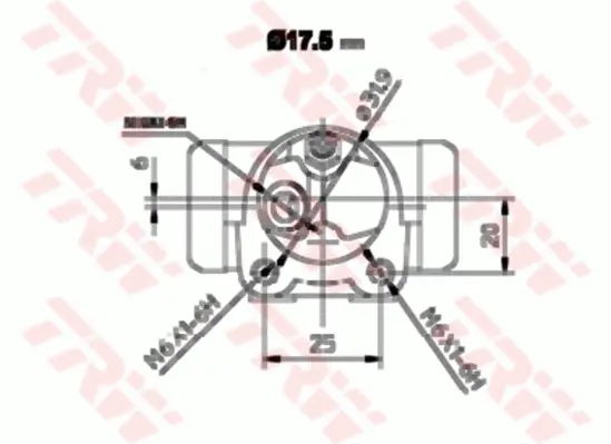 Wheel Brake Cylinder TRW Braking 