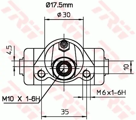 Wheel Brake Cylinder TRW Braking 