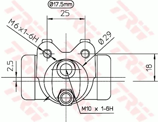 Wheel Brake Cylinder TRW Braking 