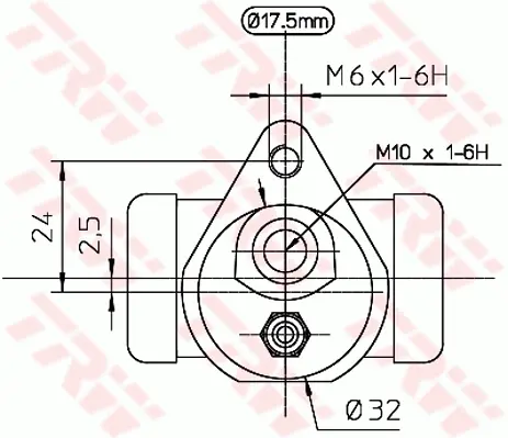 Wheel Brake Cylinder TRW Braking 