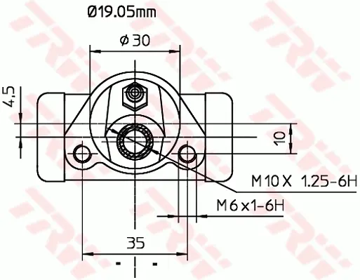 Wheel Brake Cylinder TRW Braking 