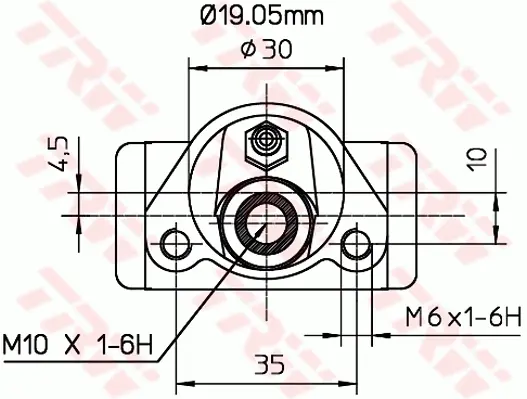Wheel Brake Cylinder TRW Braking 