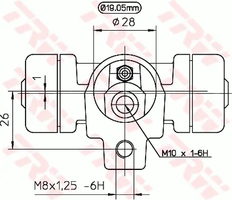 Wheel Brake Cylinder TRW Braking 