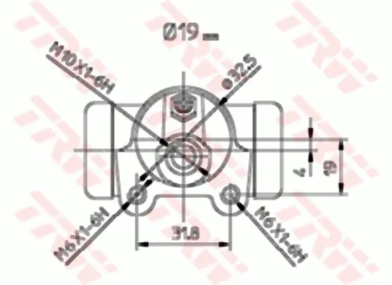 Wheel Brake Cylinder TRW Braking 