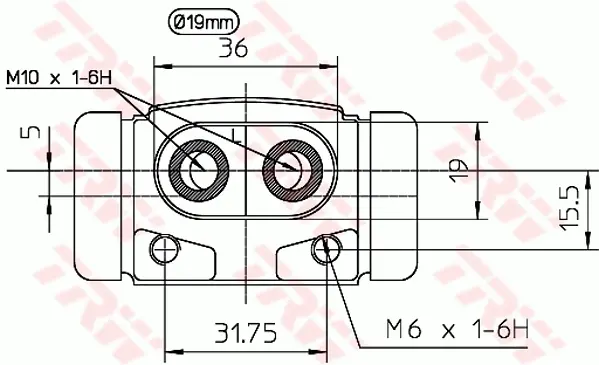 Wheel Brake Cylinder TRW Braking 