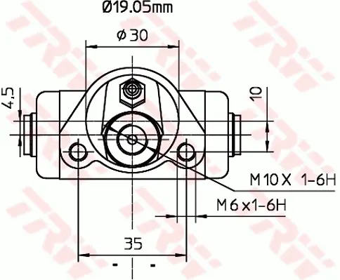 Wheel Brake Cylinder TRW Braking 