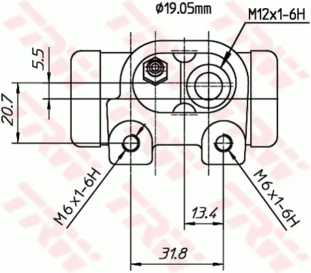 Wheel Brake Cylinder TRW Braking 