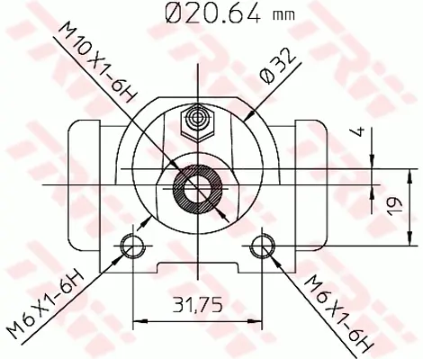 Wheel Brake Cylinder TRW Braking 