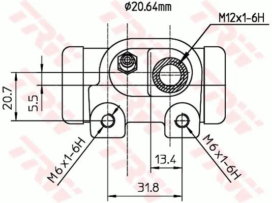 Wheel Brake Cylinder TRW Braking 