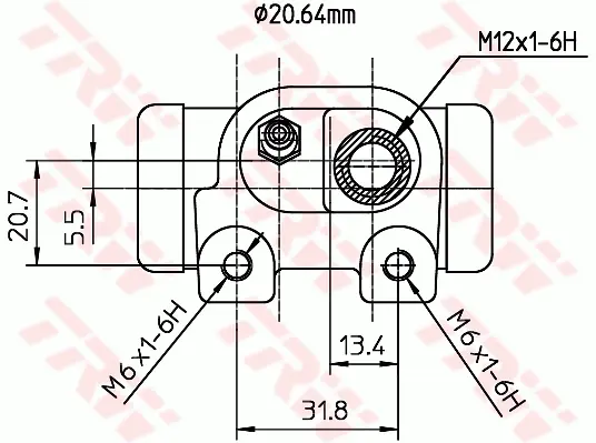 Wheel Brake Cylinder TRW Braking 