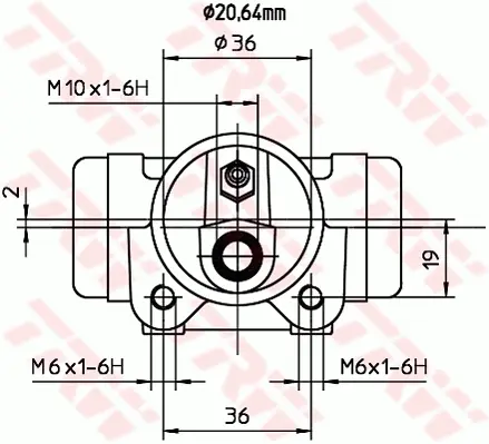 Wheel Brake Cylinder TRW Braking 