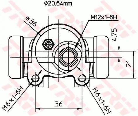 Wheel Brake Cylinder TRW Braking 