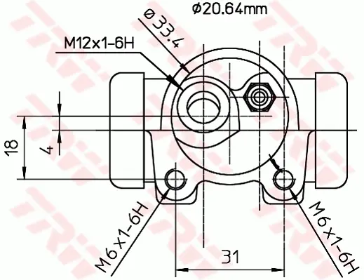Wheel Brake Cylinder TRW Braking 