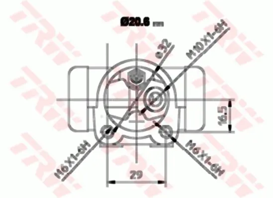 Wheel Brake Cylinder TRW Braking 