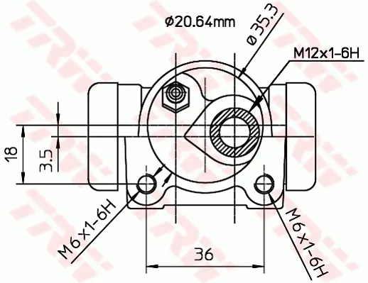 Wheel Brake Cylinder TRW Braking 