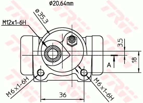 Wheel Brake Cylinder TRW Braking 
