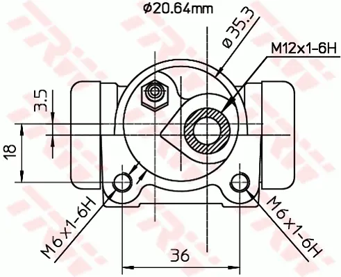 Wheel Brake Cylinder TRW Braking 