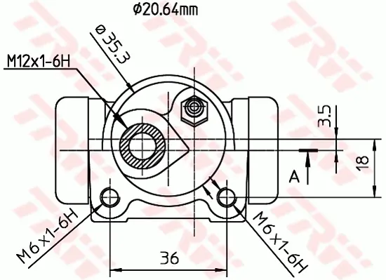 Wheel Brake Cylinder TRW Braking 