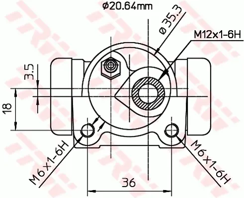 Wheel Brake Cylinder TRW Braking 