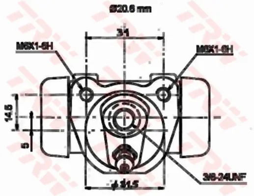 Wheel Brake Cylinder TRW Braking 