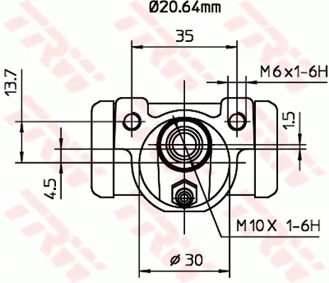 Wheel Brake Cylinder TRW Braking 