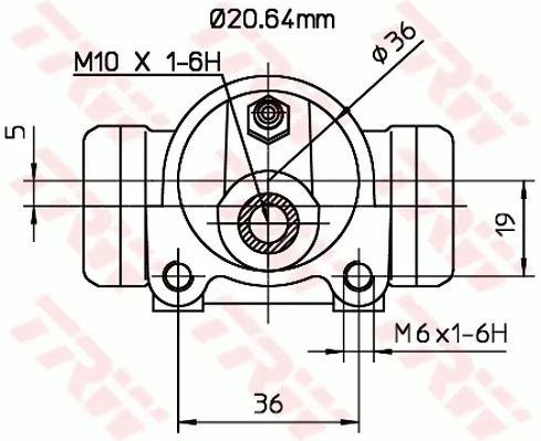 Wheel Brake Cylinder TRW Braking 