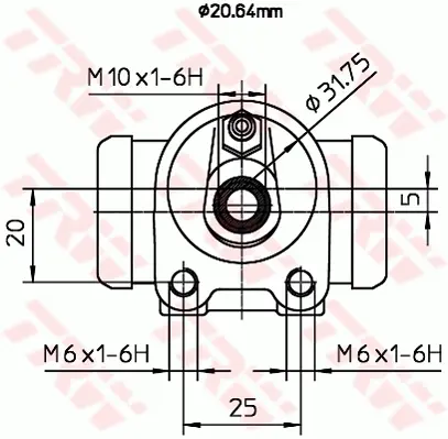 Wheel Brake Cylinder TRW Braking 