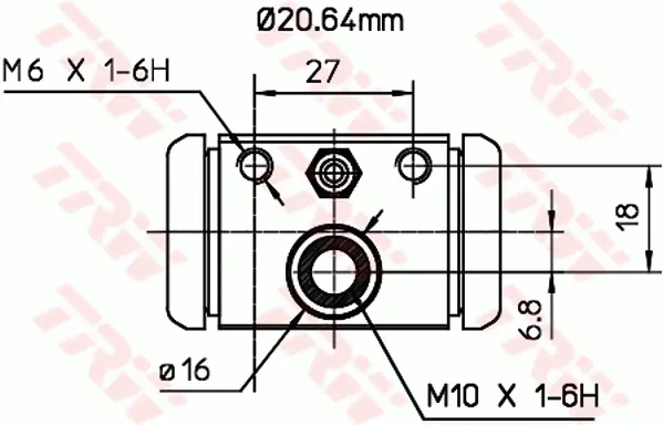 Wheel Brake Cylinder TRW Braking 