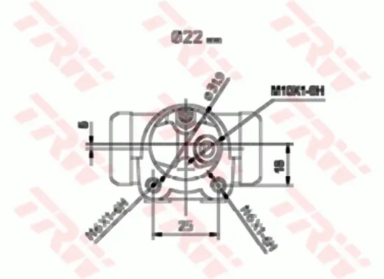 Wheel Brake Cylinder TRW Braking 