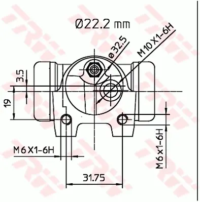 Wheel Brake Cylinder TRW Braking 