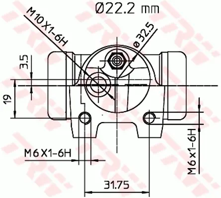 Wheel Brake Cylinder TRW Braking 