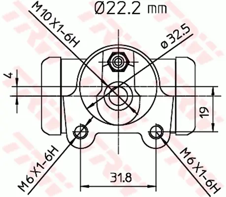 Wheel Brake Cylinder TRW Braking 