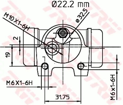Wheel Brake Cylinder TRW Braking 