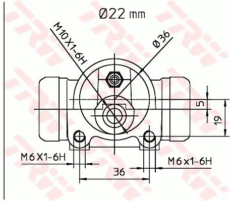 Wheel Brake Cylinder TRW Braking 
