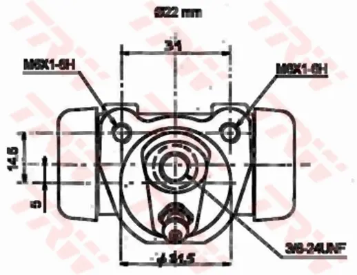 Wheel Brake Cylinder TRW Braking 