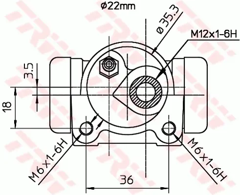 Wheel Brake Cylinder TRW Braking 