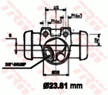 Wheel Brake Cylinder TRW Braking 