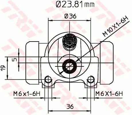 Wheel Brake Cylinder TRW Braking 