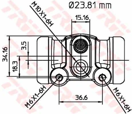 Wheel Brake Cylinder TRW Braking 