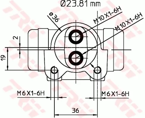 Wheel Brake Cylinder TRW Braking 