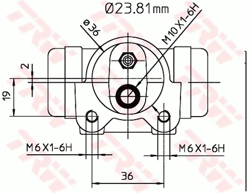 Wheel Brake Cylinder TRW Braking 