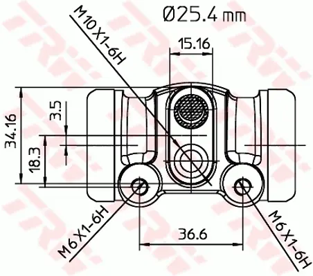 Wheel Brake Cylinder TRW Braking 