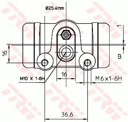Wheel Brake Cylinder TRW Braking 