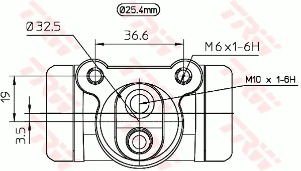 Wheel Brake Cylinder TRW Braking 