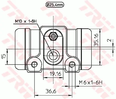 Wheel Brake Cylinder TRW Braking 