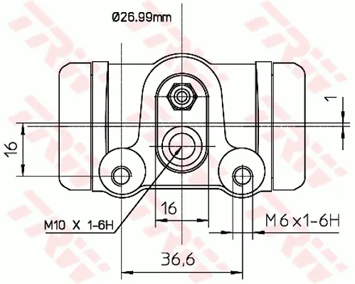 Wheel Brake Cylinder TRW Braking 