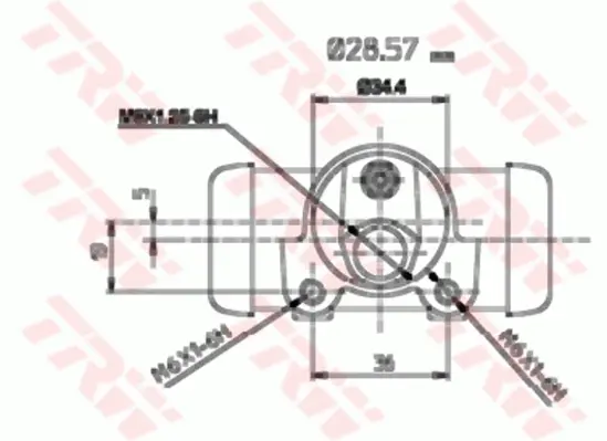 Wheel Brake Cylinder TRW Braking 